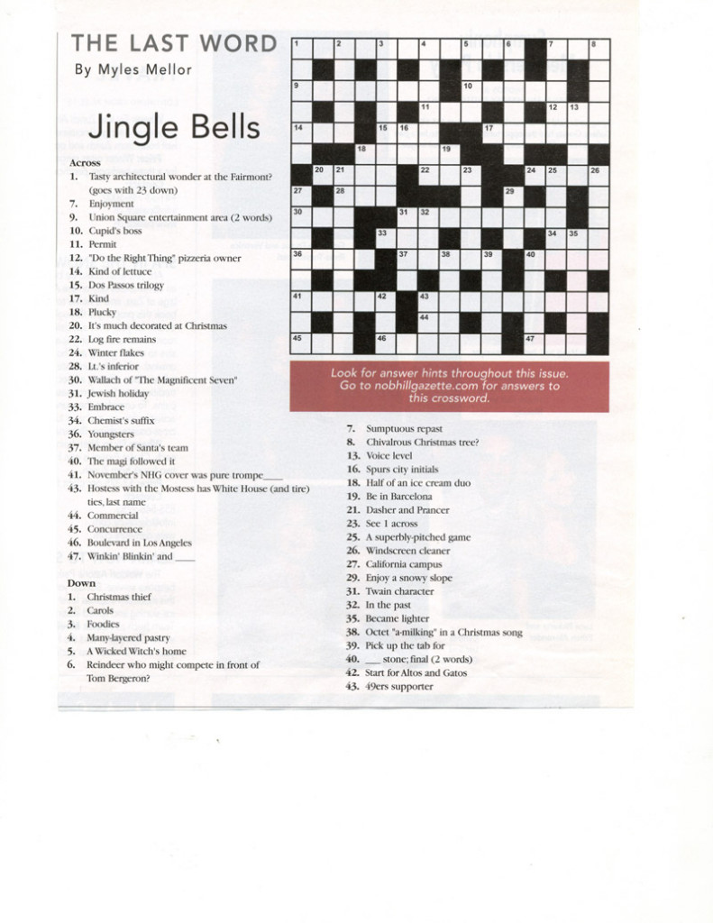 Submission Format Theme Crosswords